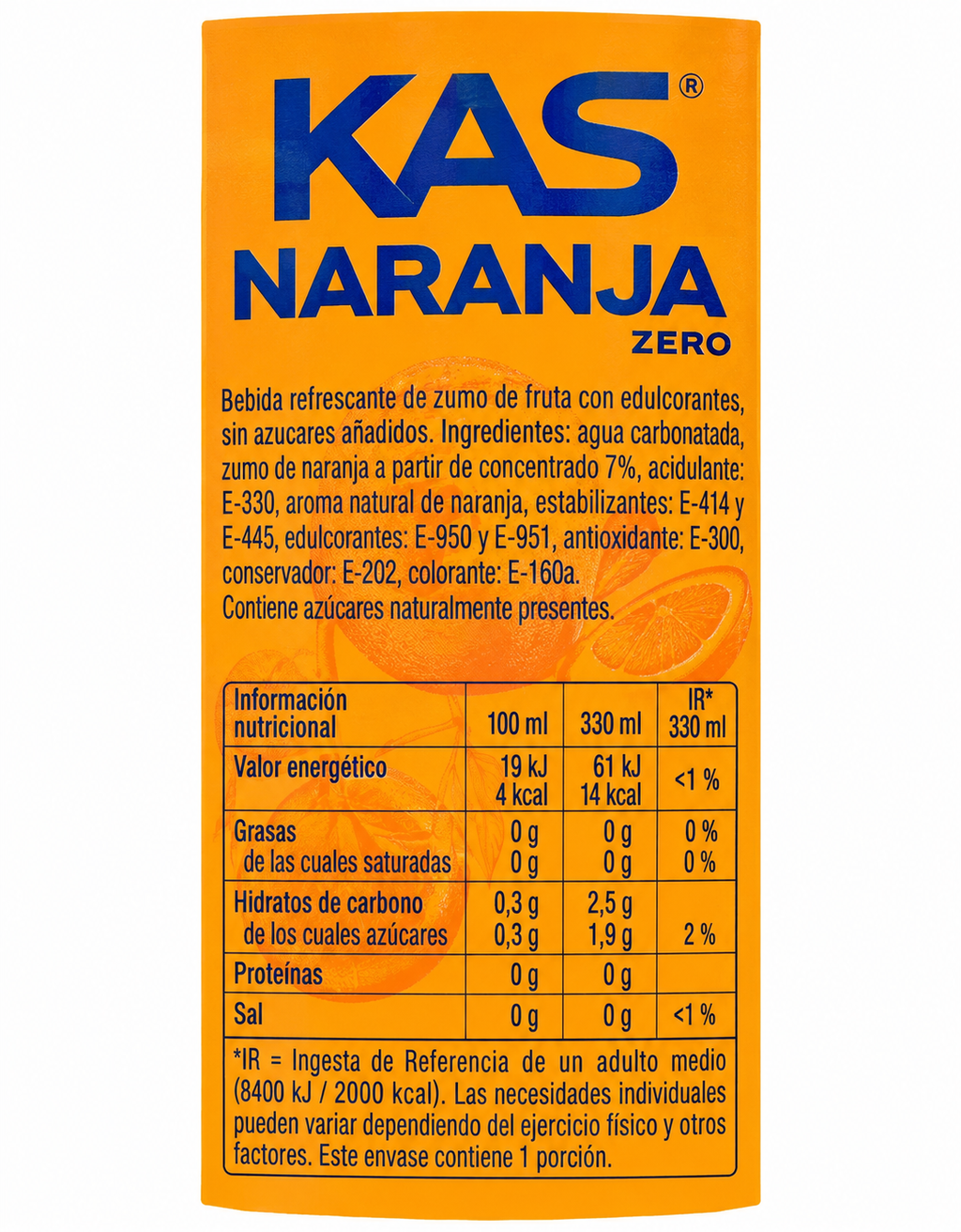 Kas Naranja Lata 33 cl