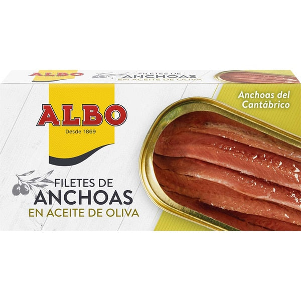 ALBO FILETES DE ANCHOAS EN ACEITE OLIVA 29GR