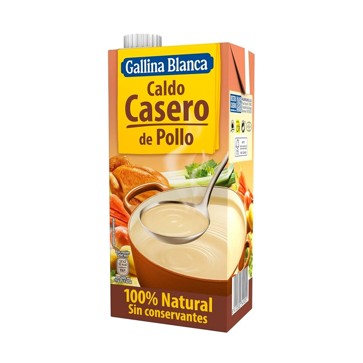 CALDO CASERO POLLO GALLINA BLANCA 1L