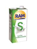 LECHE RAM SEMIDESNATADA 1L