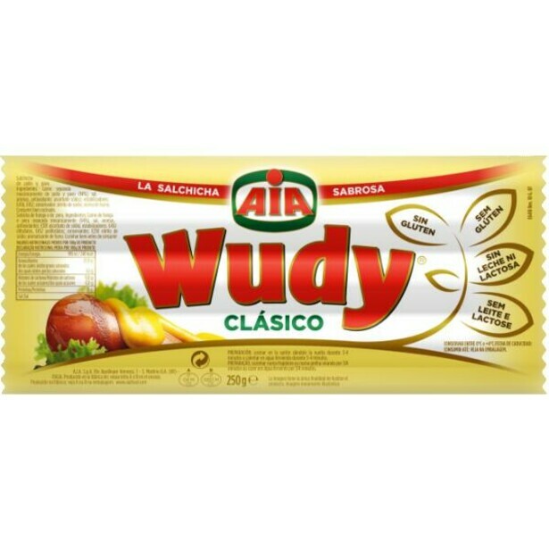 WUDY SALCHICHAS CLASICA 300 GRS.