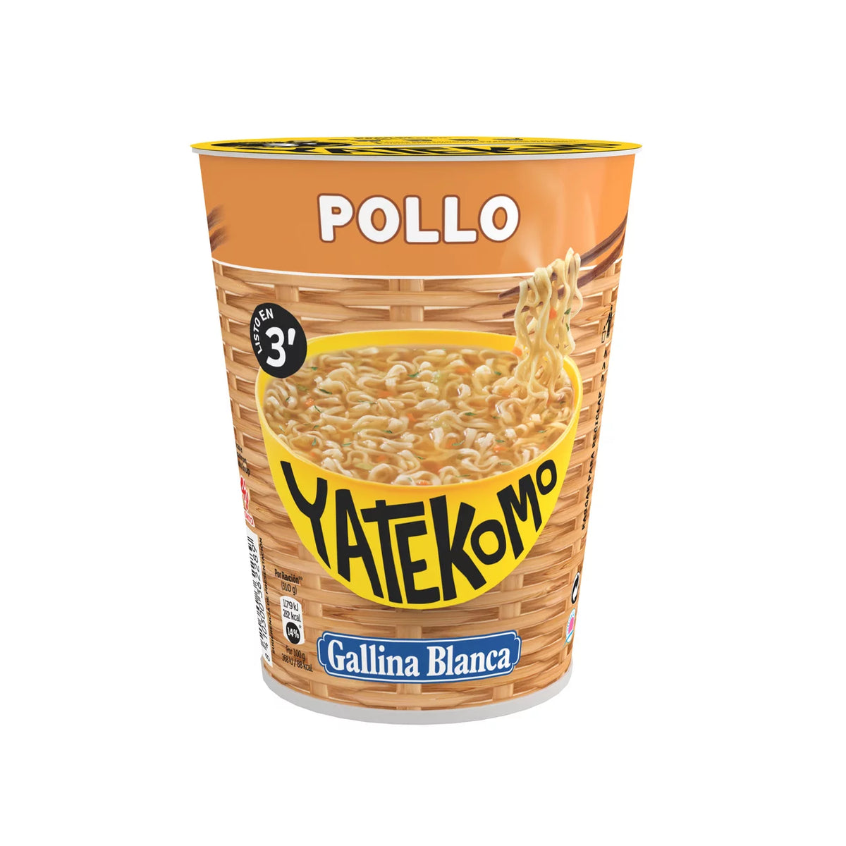 YATEKOMO GALLINA BLANCA POLLO VASO 61G
