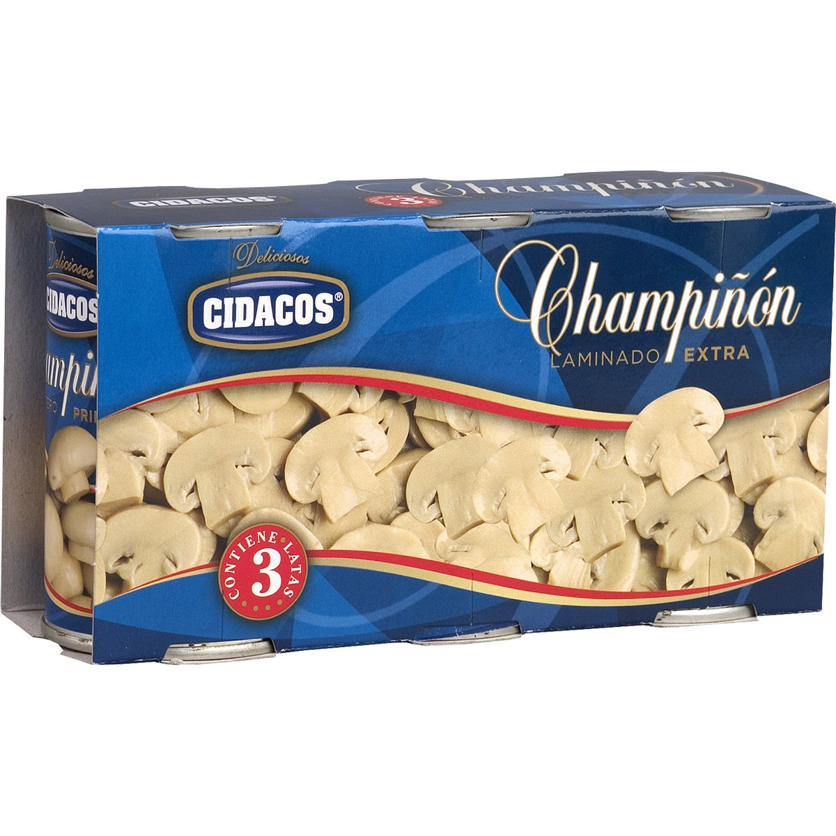 CIDACOS CHAMPIÑON LAMINADO PACK-3 255GR