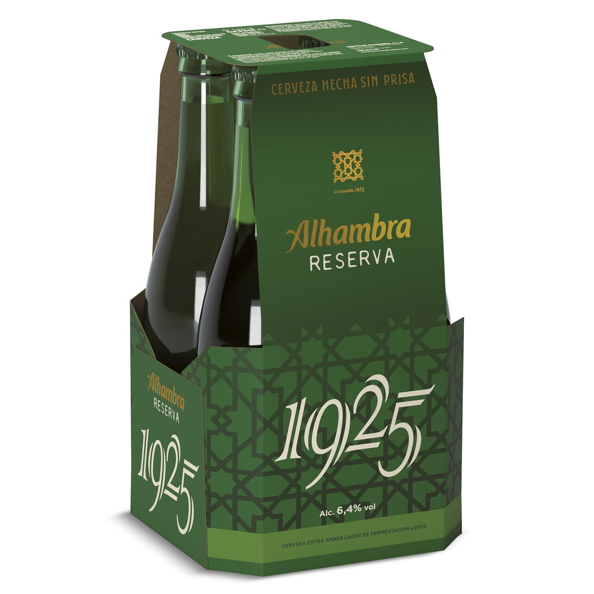 CERVEZA ALHAMBRA 1925 PACK 4X33CL