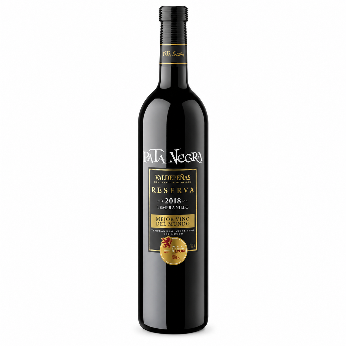 PATA NEGRA VINO VALDEPEÑAS RESERVA 75CL