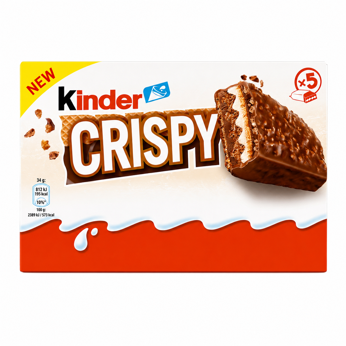 KINDER CRISPY PACK 5 UDS