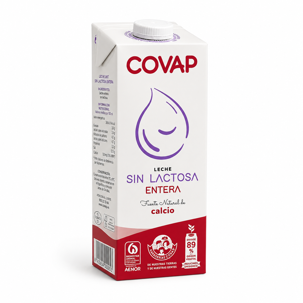 Covap Leche 1 L. S/lactosa Entera