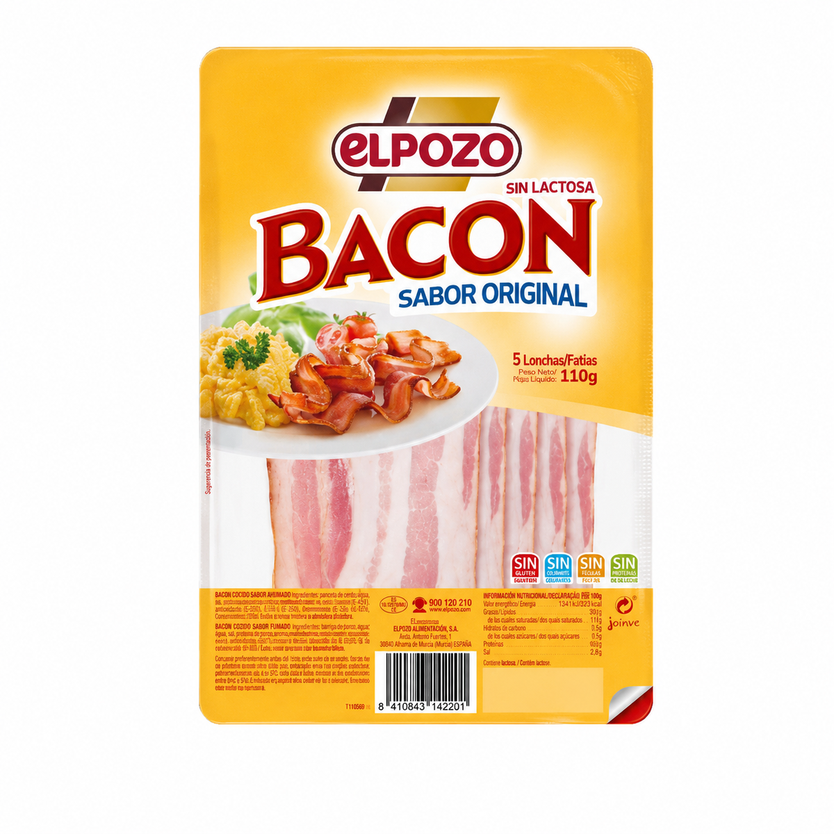 Elpozo Bacon Lonchas 110 g