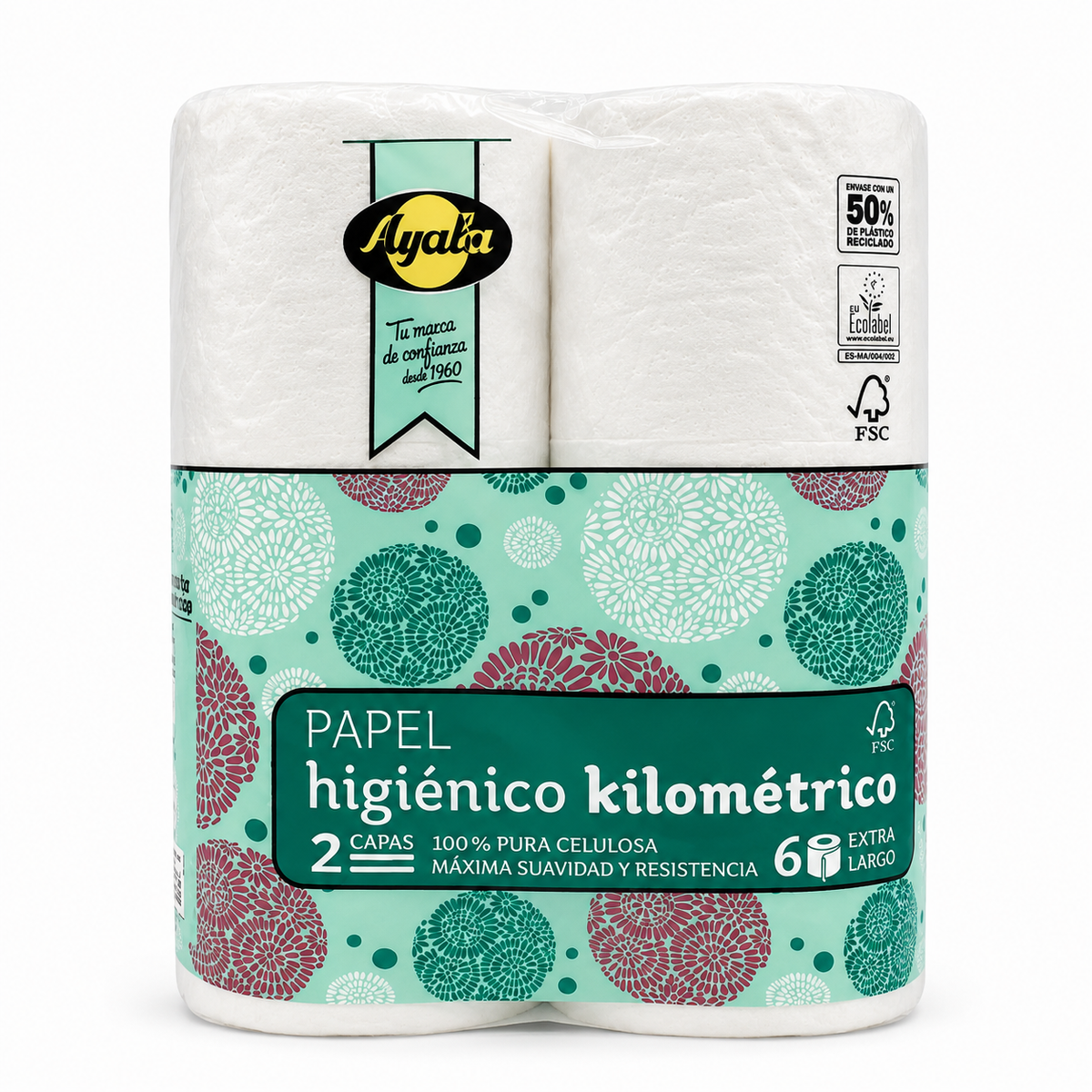 Papel Higie. Ayala Kilometrico Pack 6 Ud