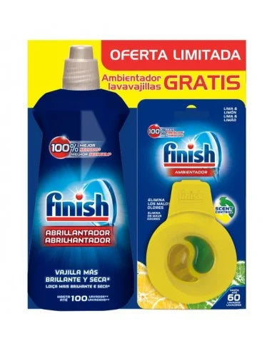 FINISH ABRILLANTADOR 500ML+AMBIENTADOR