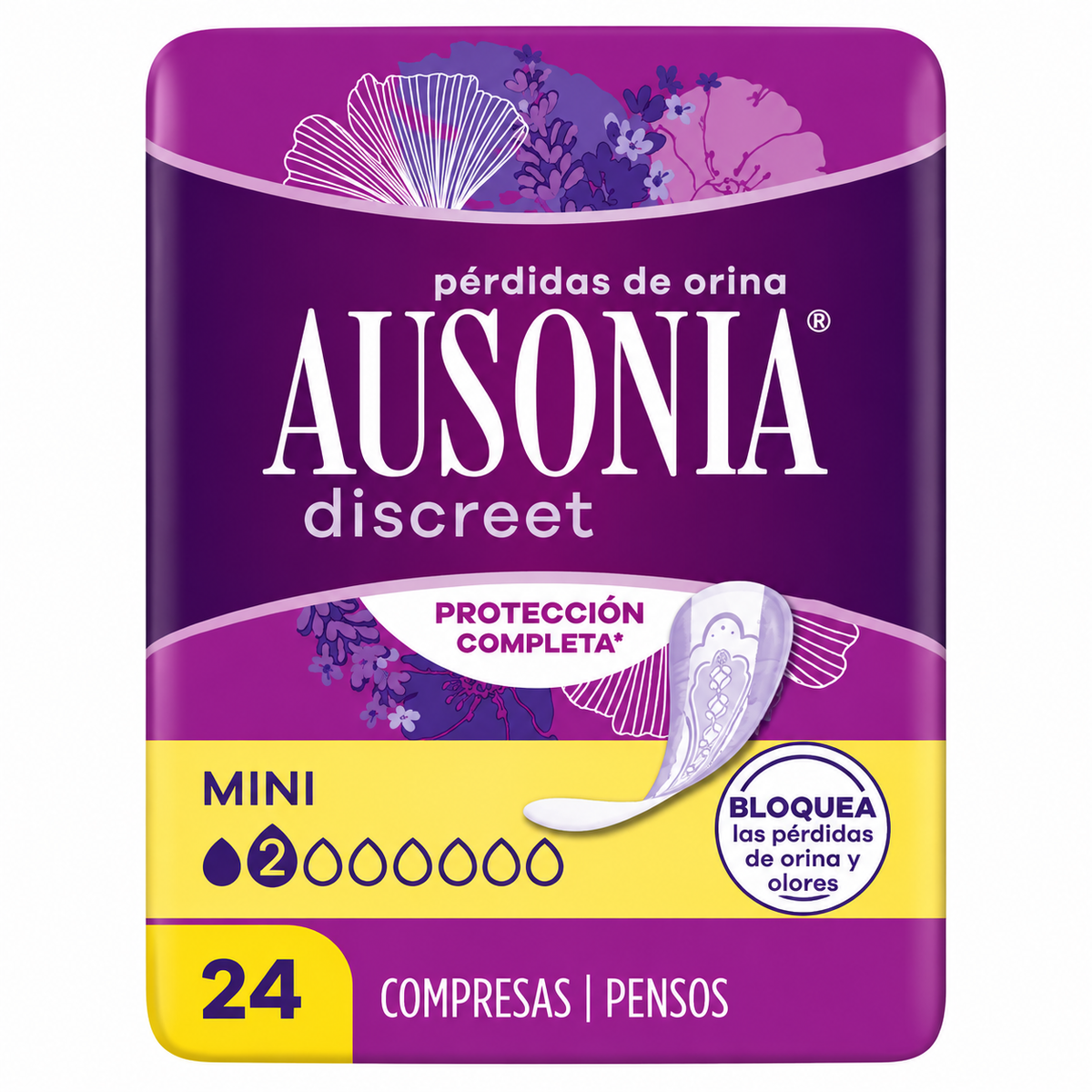 AUSONIA DISCREET MINI PACK 24 UNI.