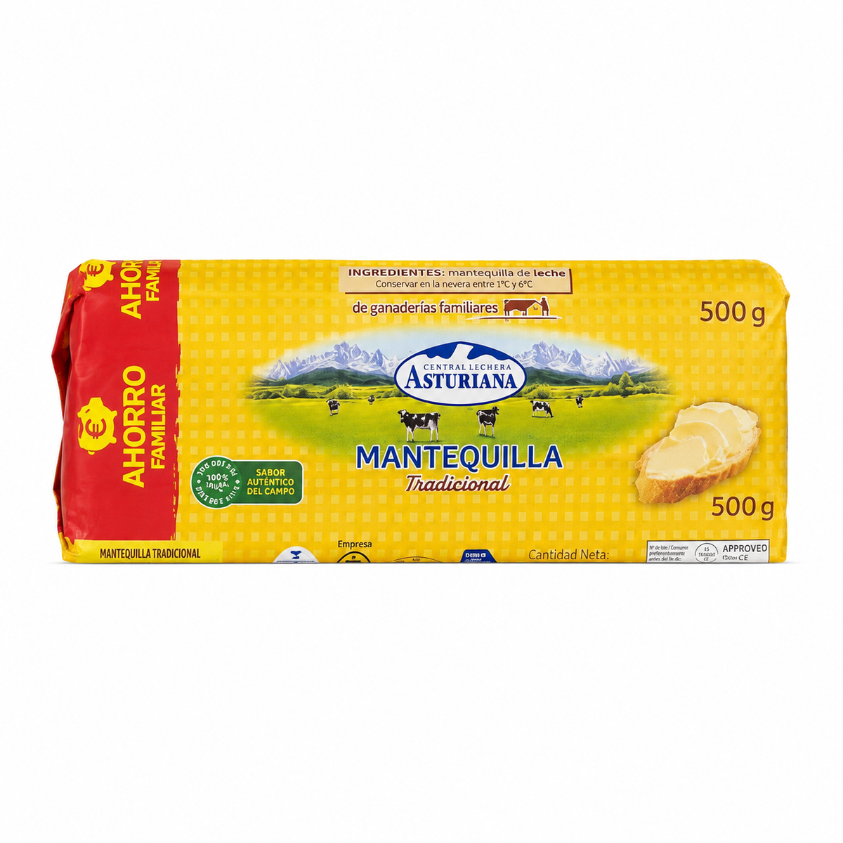 IMPERIAL MANTEQUILLA ASTURIANA PASTILLA 500GR.