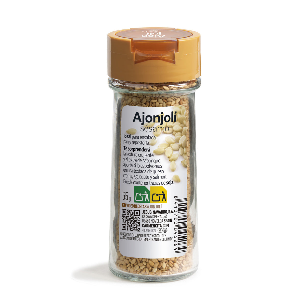 CARMENCITA AJONJOLI CRISTAL 55G.