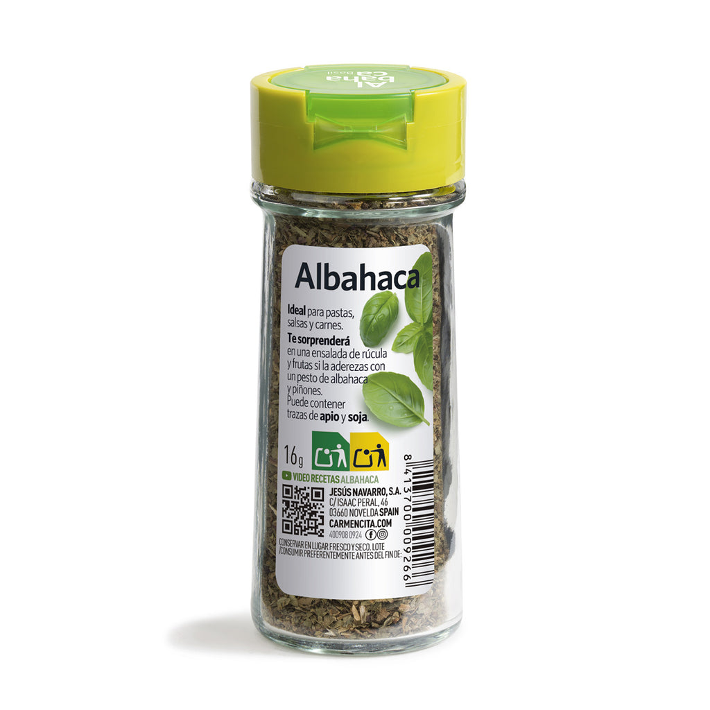 CARMENCITA ALBAHACA CRISTAL 16G.