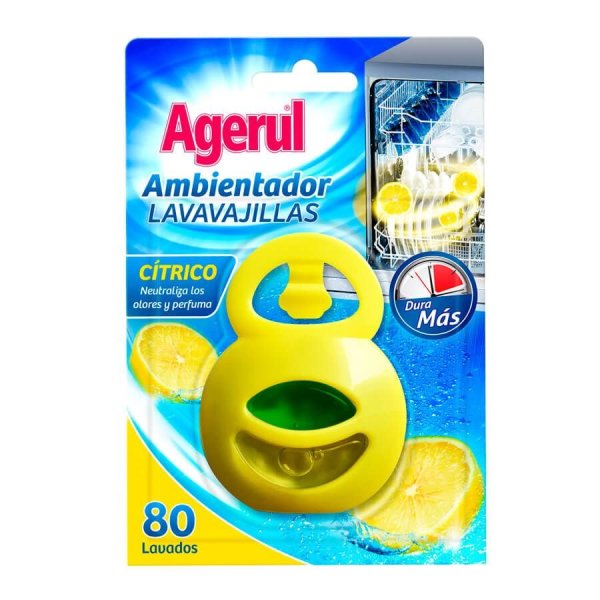 AGERUL AMBIENTADOR LAVAVAJILLAS CITRICO 80 LAVADOS