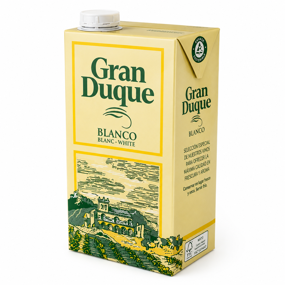 Vino Gran Duque Blanco Brik 1 L