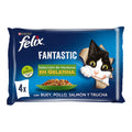 FELIX FANTASTIC COMIDA HÚMEDA PARA GATOS SELECCION DE VERDURAS
