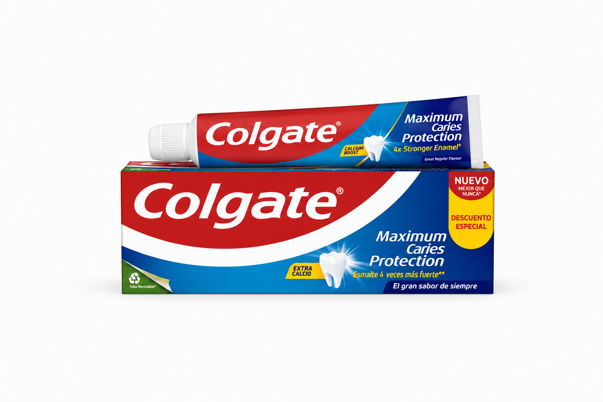 Colgate Dentrifico Fluor+calcio Caries 75 ml