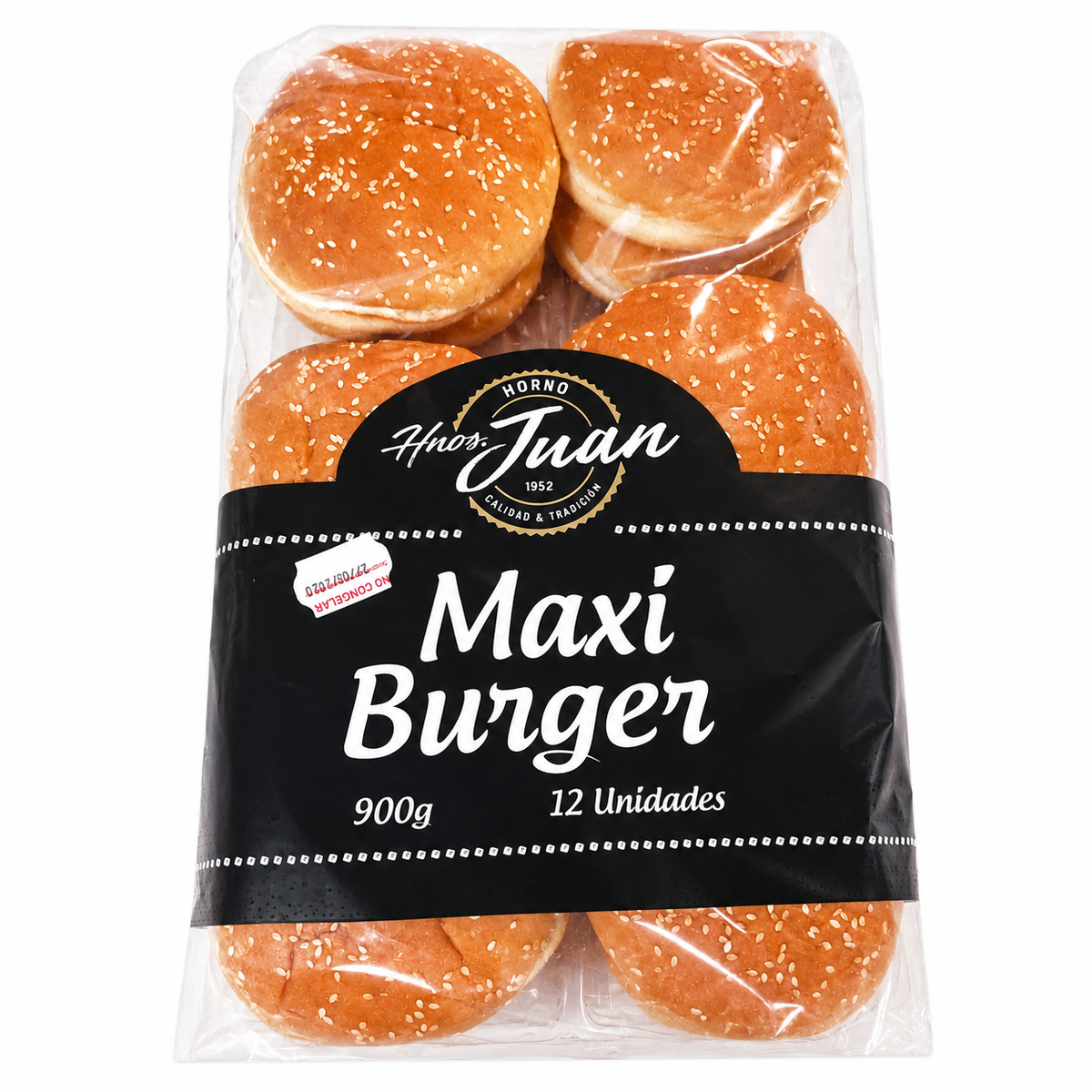 HNOS JUAN MAXI BURGER PACK 12 900GR