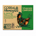 CORRAL DE MONEGROS HUEVOS CAMPEROS ML ESTUCHE 12 UNIDADES