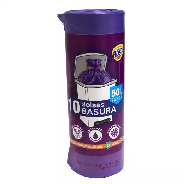 ROLLO BOLSAS PERFUMADAS DOS ROSAS 10UD. 70X75