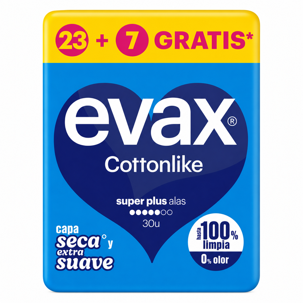 EVAX COTTONLIKE MEGAP ALAS SUPERPLUS 30U