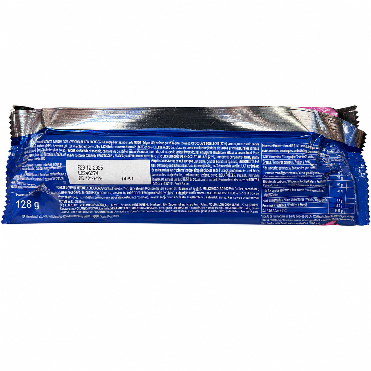 FILIPINOS 128 GR. CHOCOLATE C/LECHE