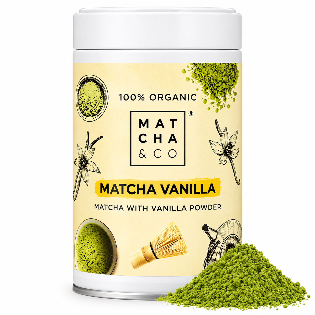 MATCHA&CO TE MATCHA VAINILLA 80GR