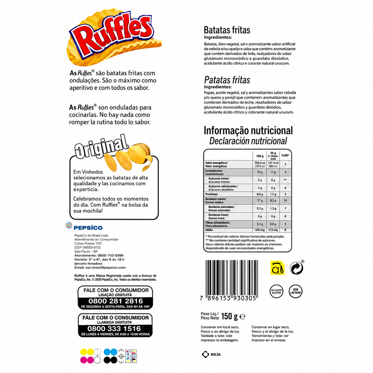 RUFFLES ORIGINAL 150GR