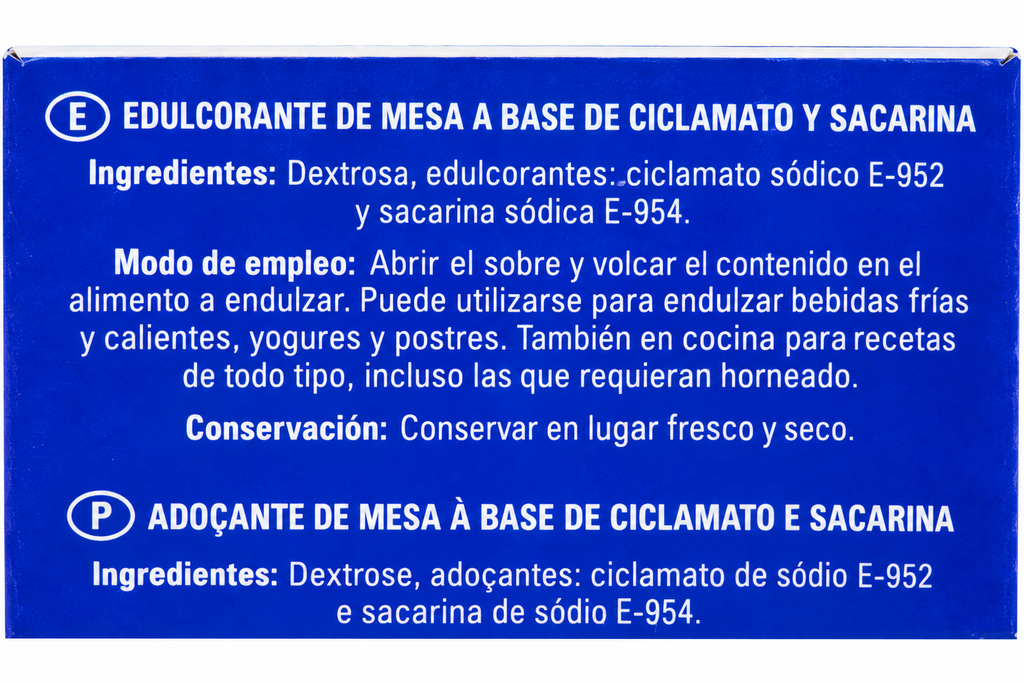 EDULCORANTE AYALA 250 SOBRES 1 GRS.