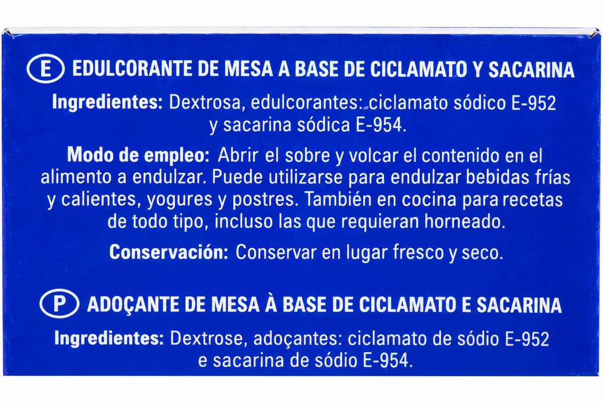 EDULCORANTE AYALA 250 SOBRES 1 GRS.