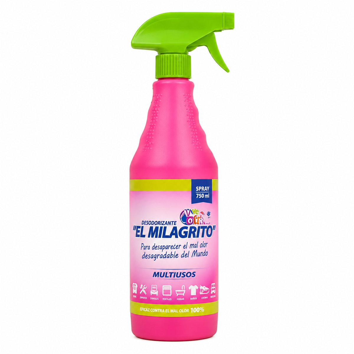 DESENGRASANTE MILAGRITO NUCA MAX MULTIUSOS PISTOLA 750ML.