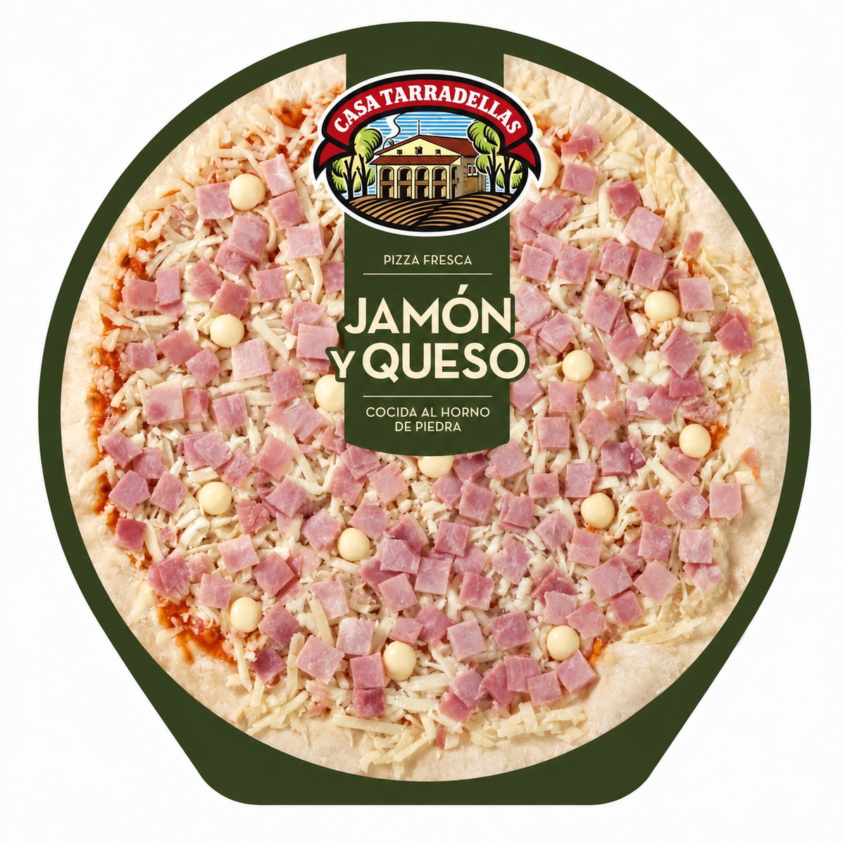 Tarradellas Pizza Jamon-quesos 425 g