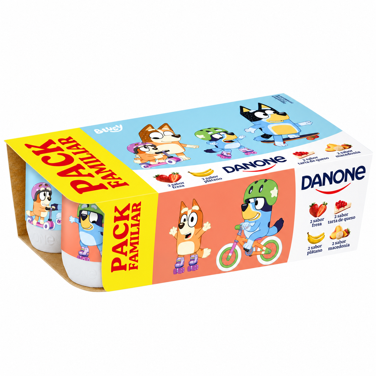 DANONE YOGUR FRE/MAC/PLA/T.QUESO P-8U X 125GR