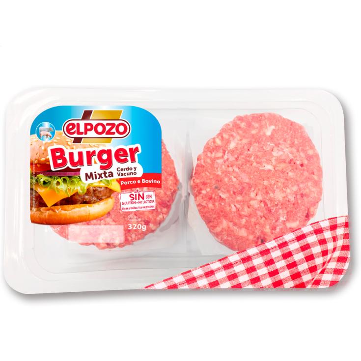 ELPOZO HAMBUR. CERDO Y VACUNO 360GR