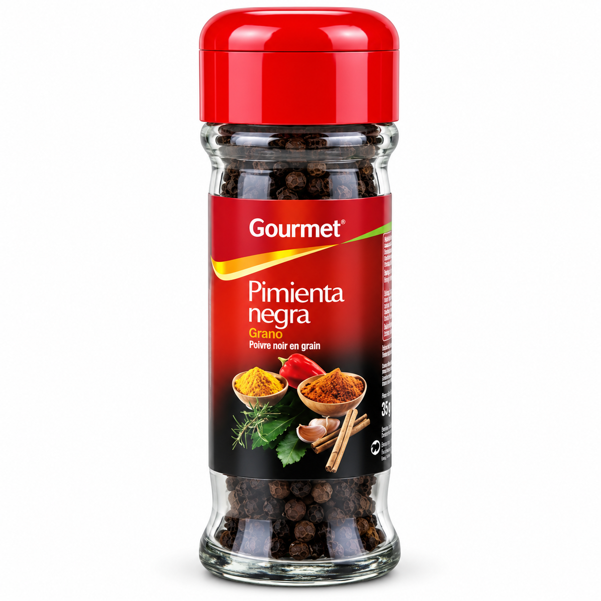 GOURMET PIMIENTA NEGRA GRANO SALERO 45 G