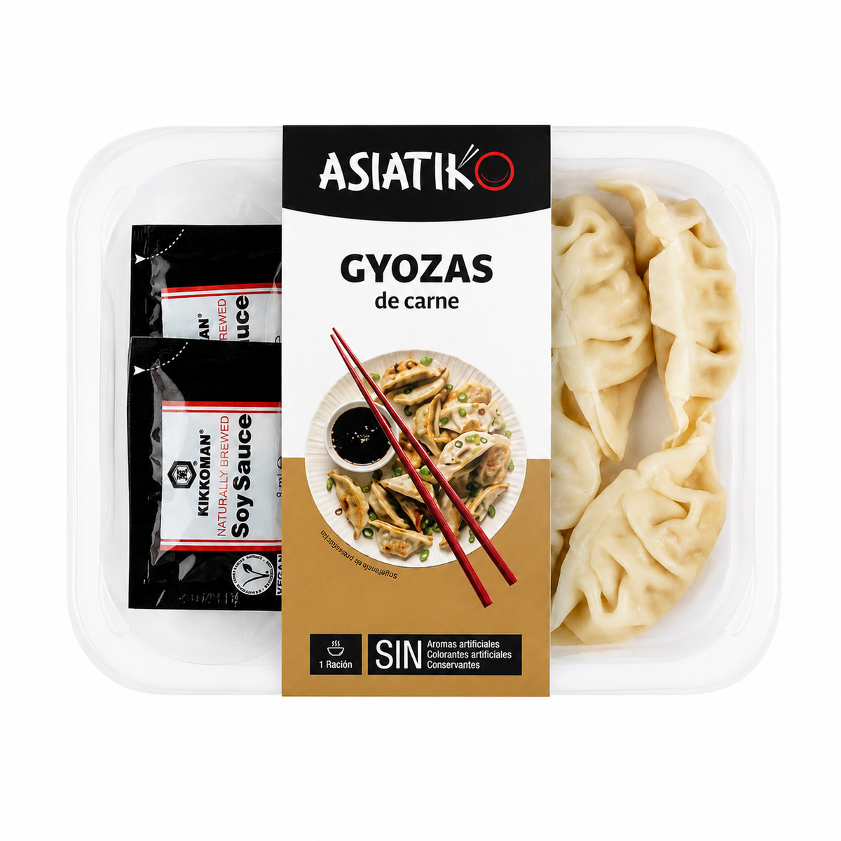 ARGAL ASIATIKO GYOZAS CARNE 140GR