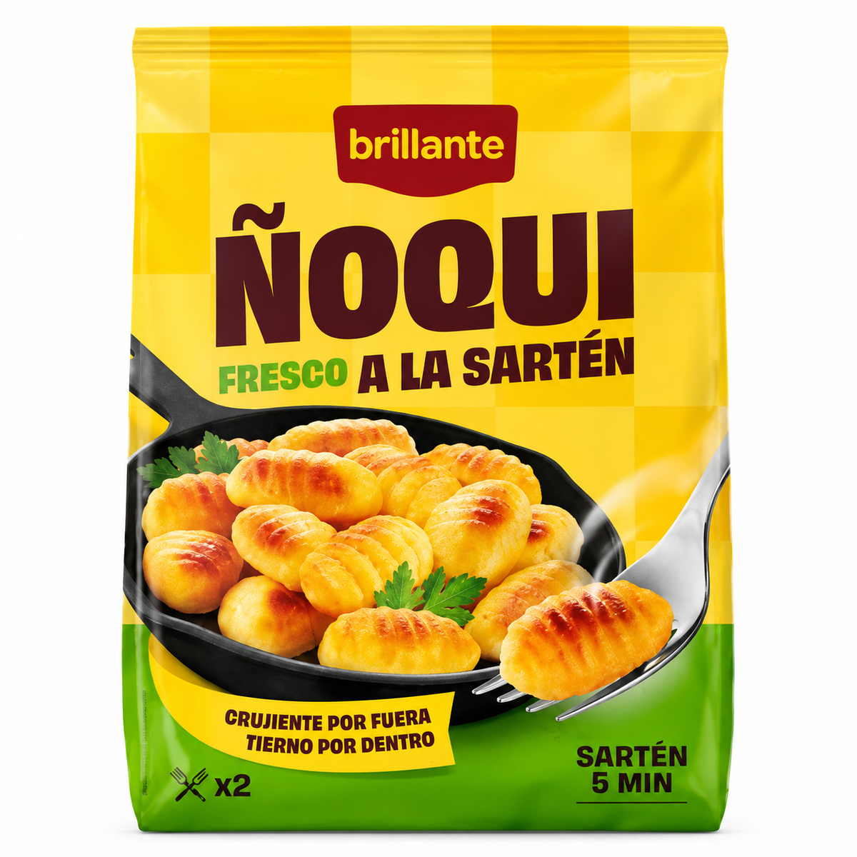 BRILLANTE ÑOQUI FRESCO SARTEN 325 GRS