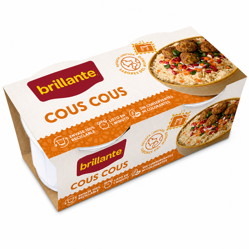 BRILLANTE COUS COUS PACK 2 X 125GR