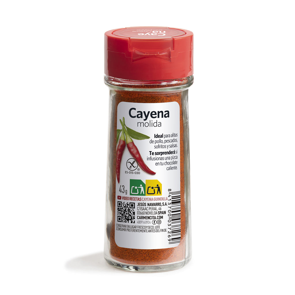CARMENCITA CAYENA MOLIDA CRISTAL 40G.