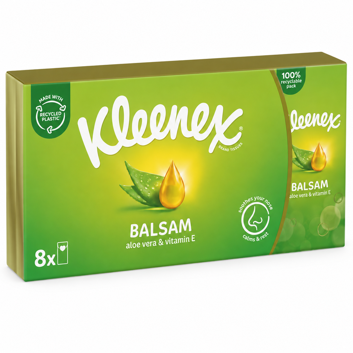 KLEENEX PA¥UELOS BALSAM PACK-8