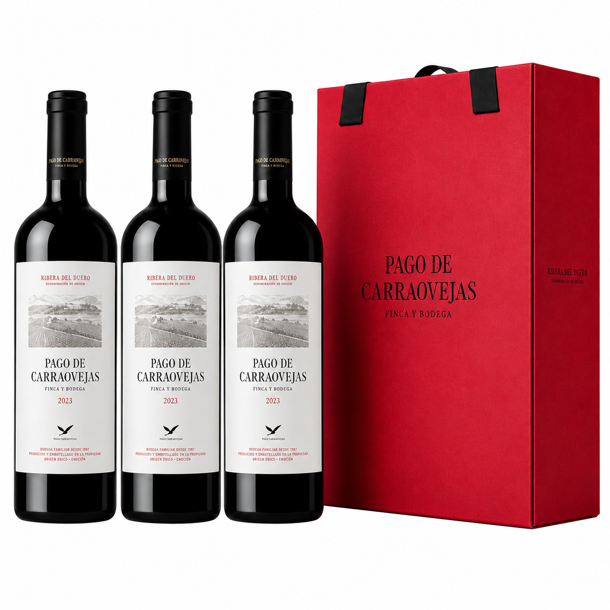 PAGO DE CARRAOVEJAS VINO D.O. RIBERA PACK 3 BOTELLAS 75CL