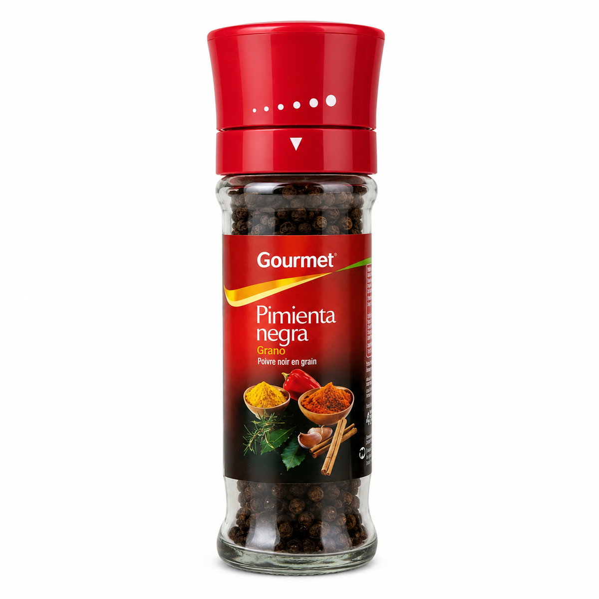 GOURMET PIMIENTA NEGRA GRANO MOLINILLO 45 G
