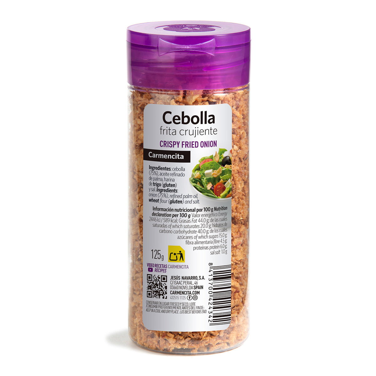 CARMENCITA CEBOLLA FRITA CRUJIENTE 125GR