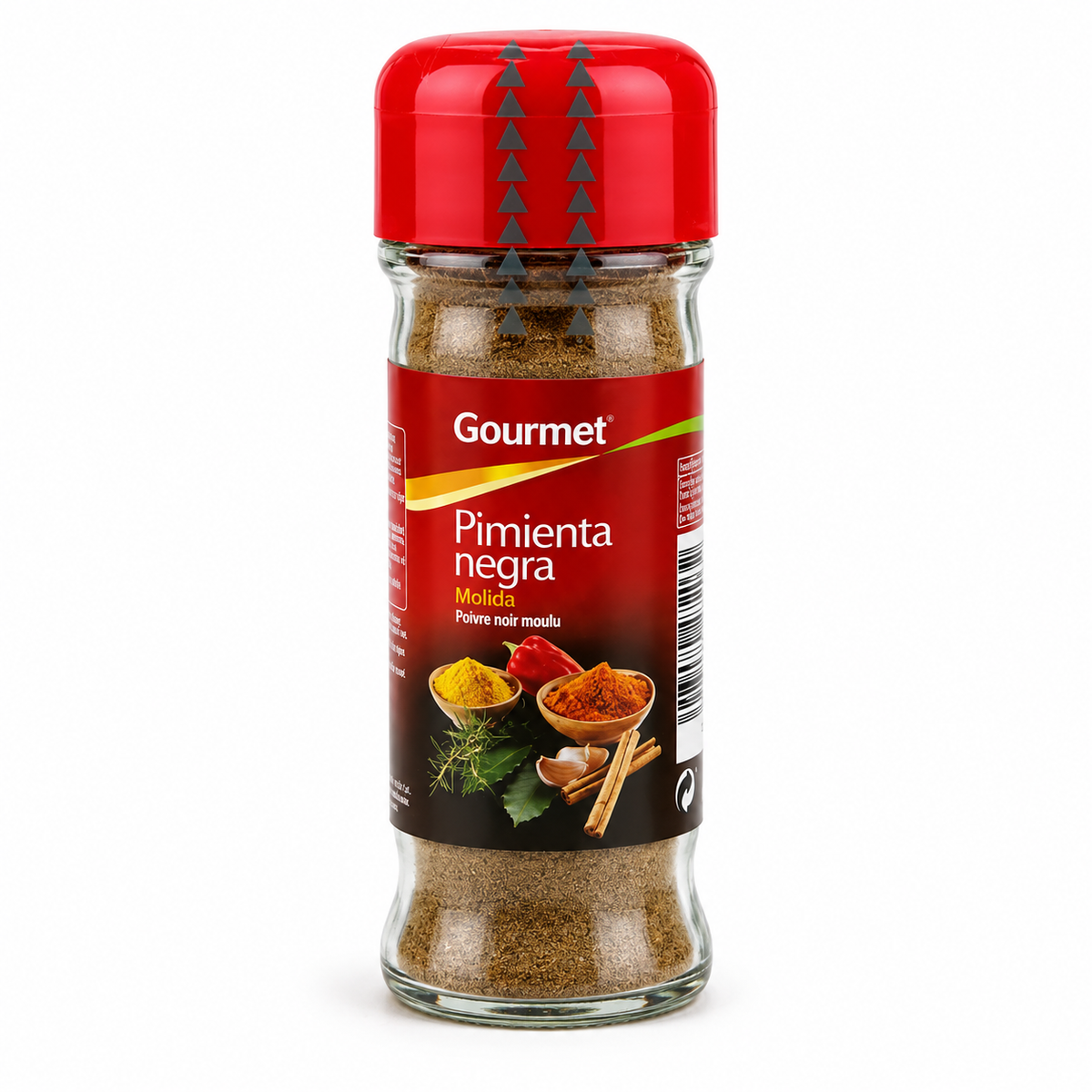 GOURMET PIMIENTA NEGRA MOLIDO SALERO 45 G