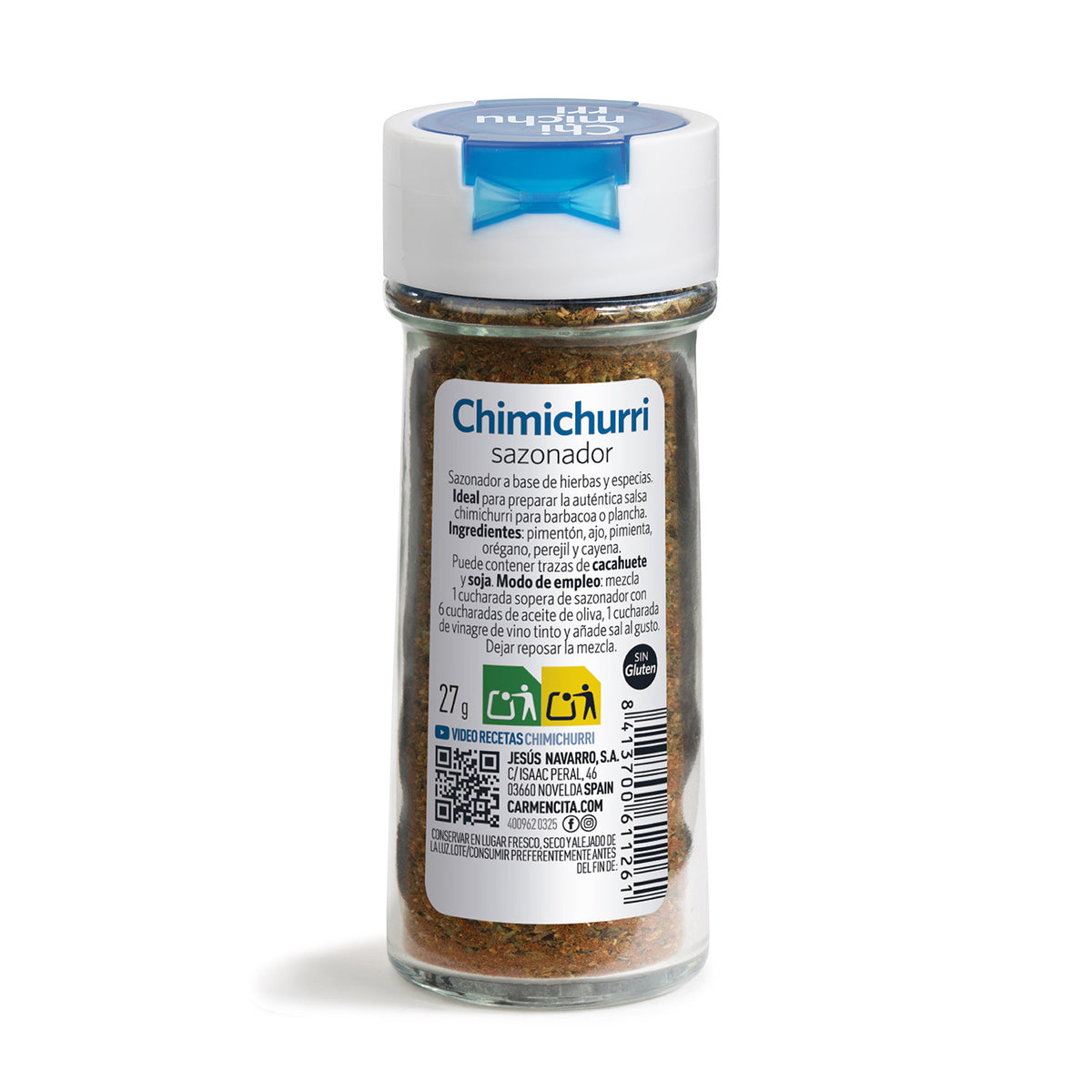 CARMENCITA SAZONADOR CHIMICHURRI 27GR CRISTAL