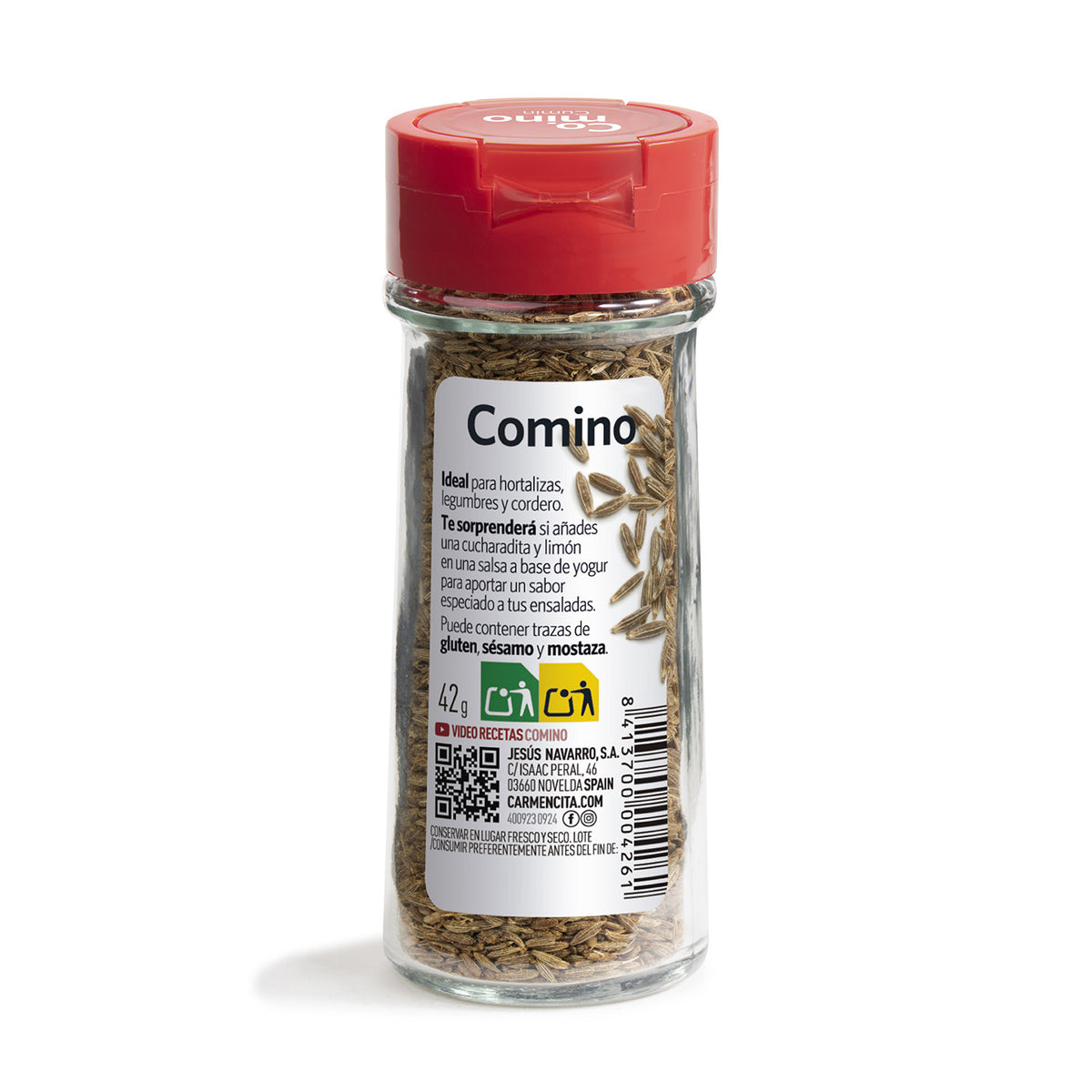 CARMENCITA COMINO EN GRANO CRISTAL 40G.