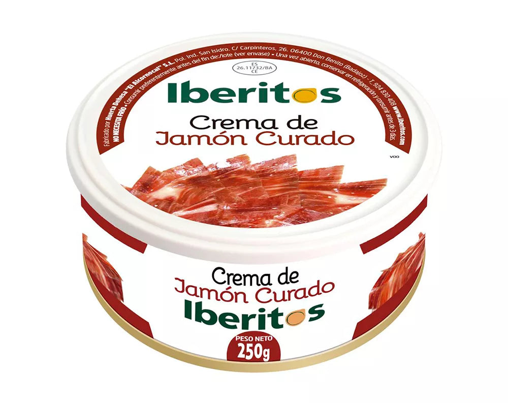 IBERITOS CREMA JAMON CURADO 250GR