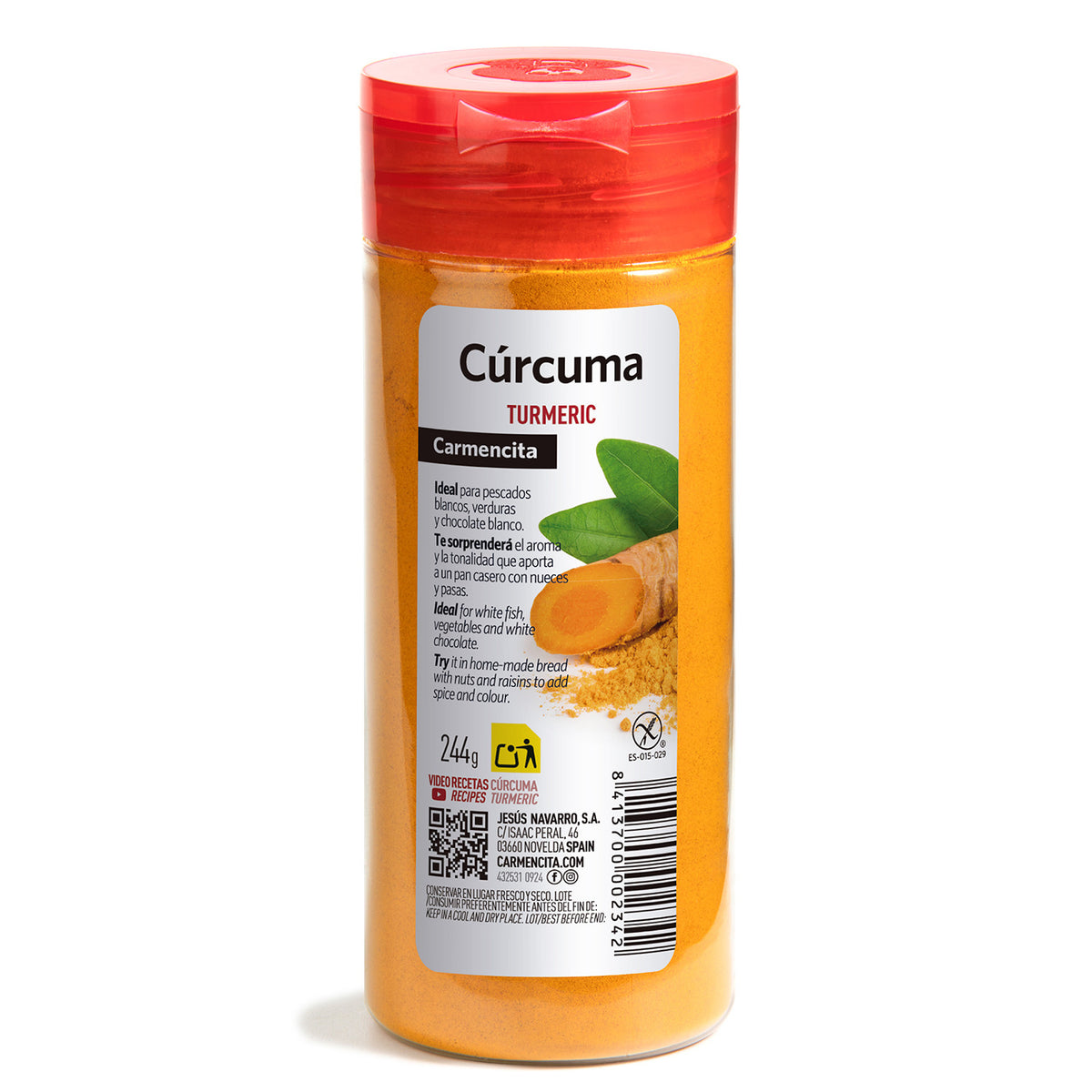 CARMENCITA SAZONADOR CURCUMA MOL.BOTE REST.244GR