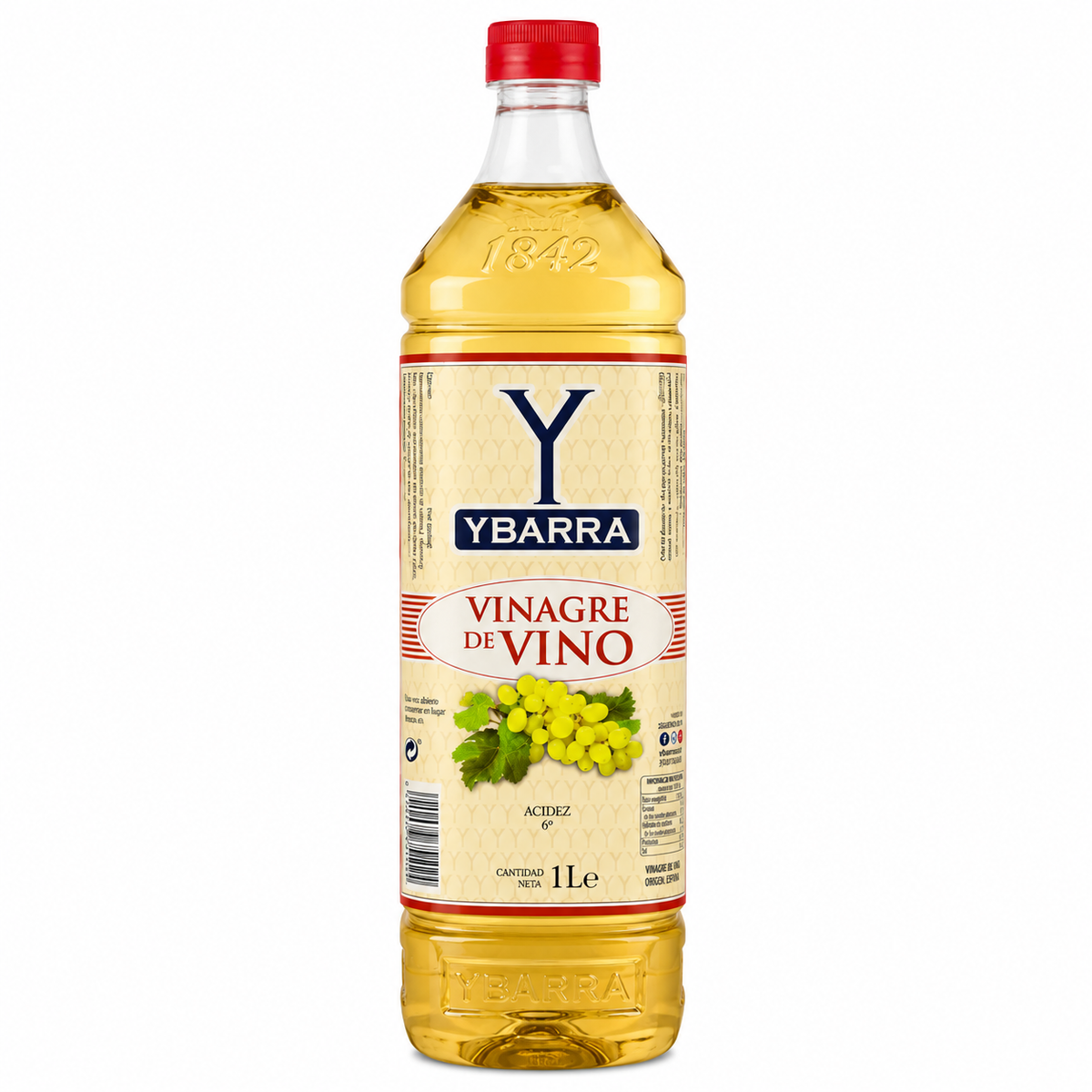 YBARRA VINAGRE DE VINO BOT.1L